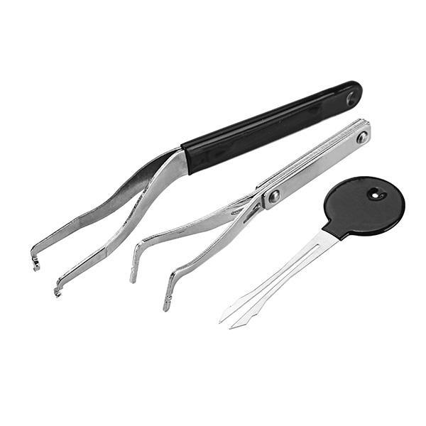 eerlijke 8-delige kluis snel openende lockpicks lock-picks gereedschap met 2 transmissieversnellingen