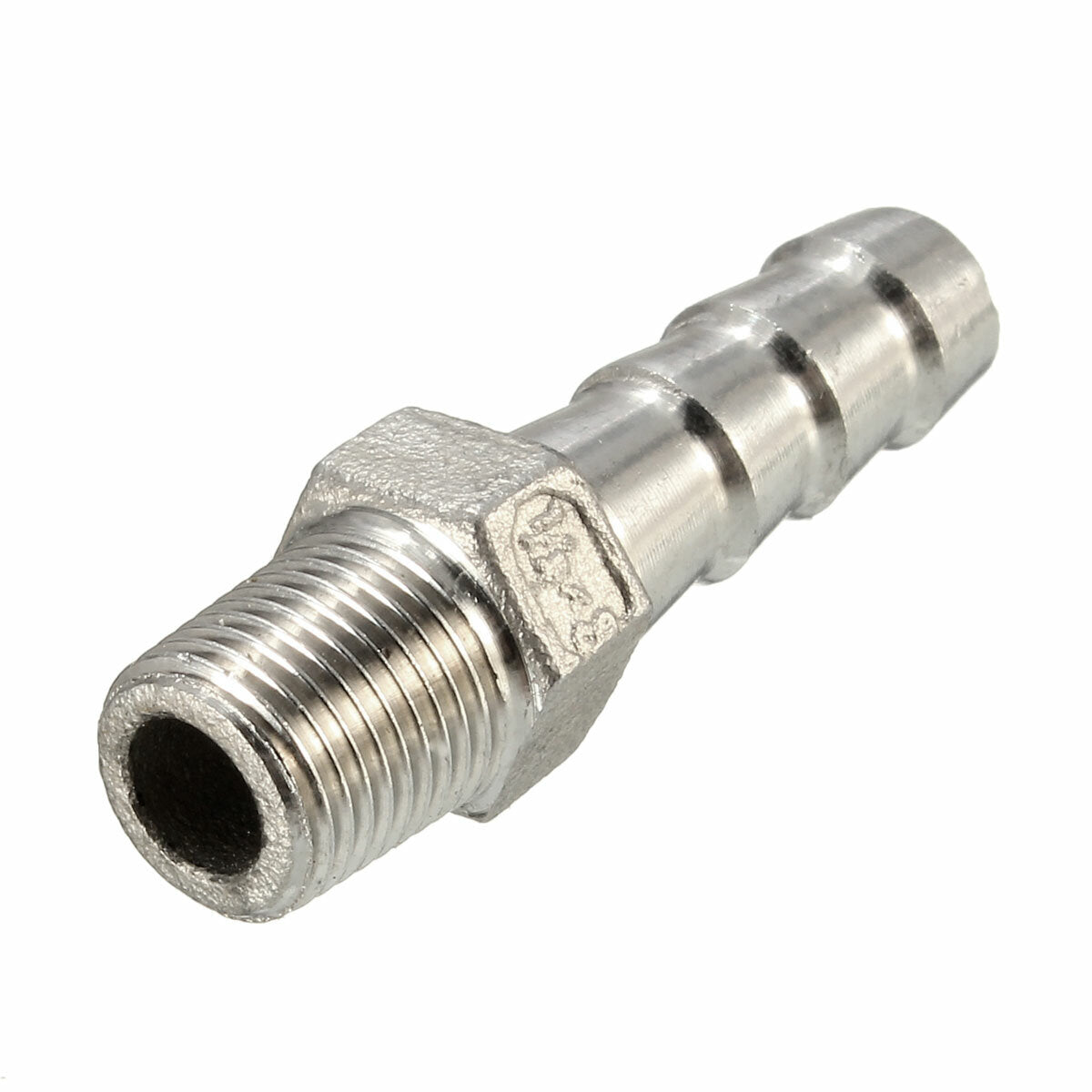 1/8 inch roestvrijstalen slangstaarten barb-connector bspt-schroefdraadpijpadapter