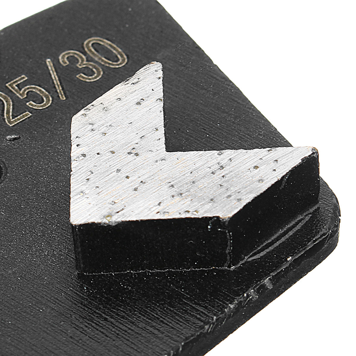 25/30 grit medium bond plate trapezoïde slijpschijf voor bolt on grinders