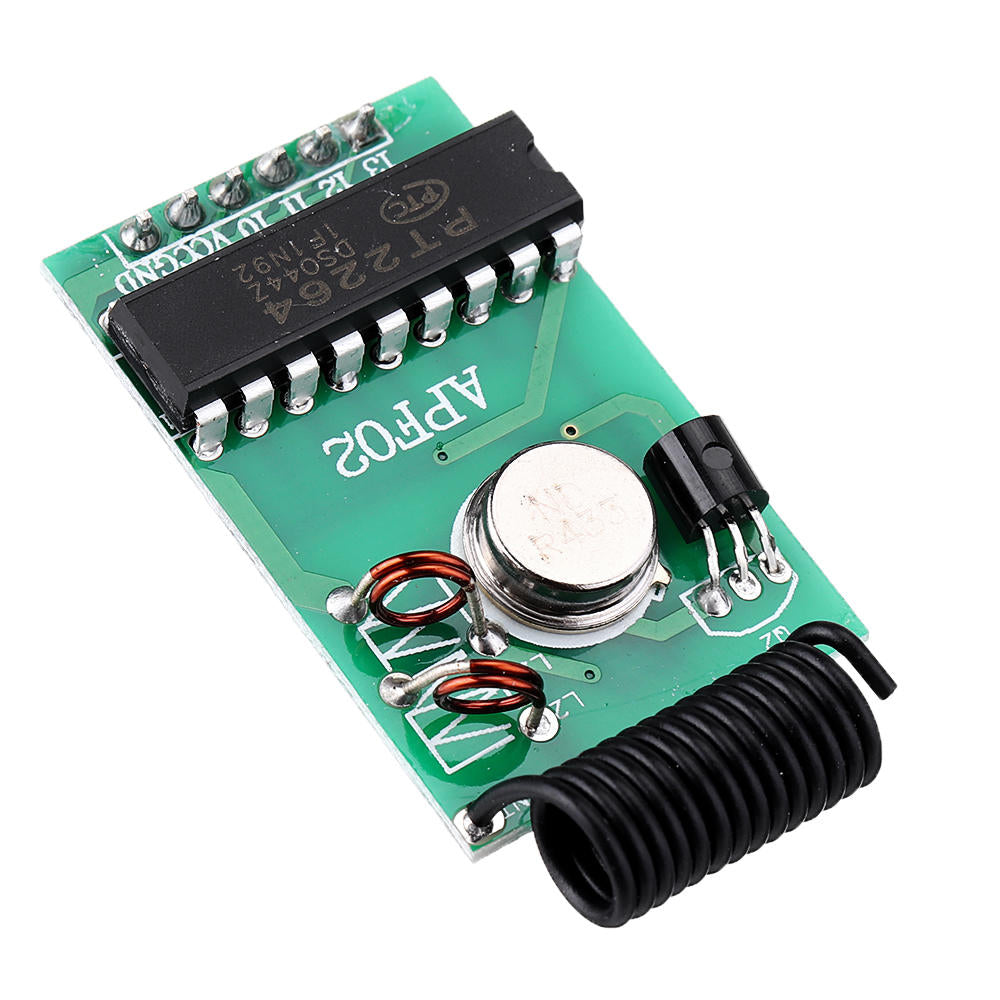 dc3-9v 315 mhz / 433mhz draadloze ontvangermodule hoogvermogen rf draadloze transmissie-ontvangstkaart