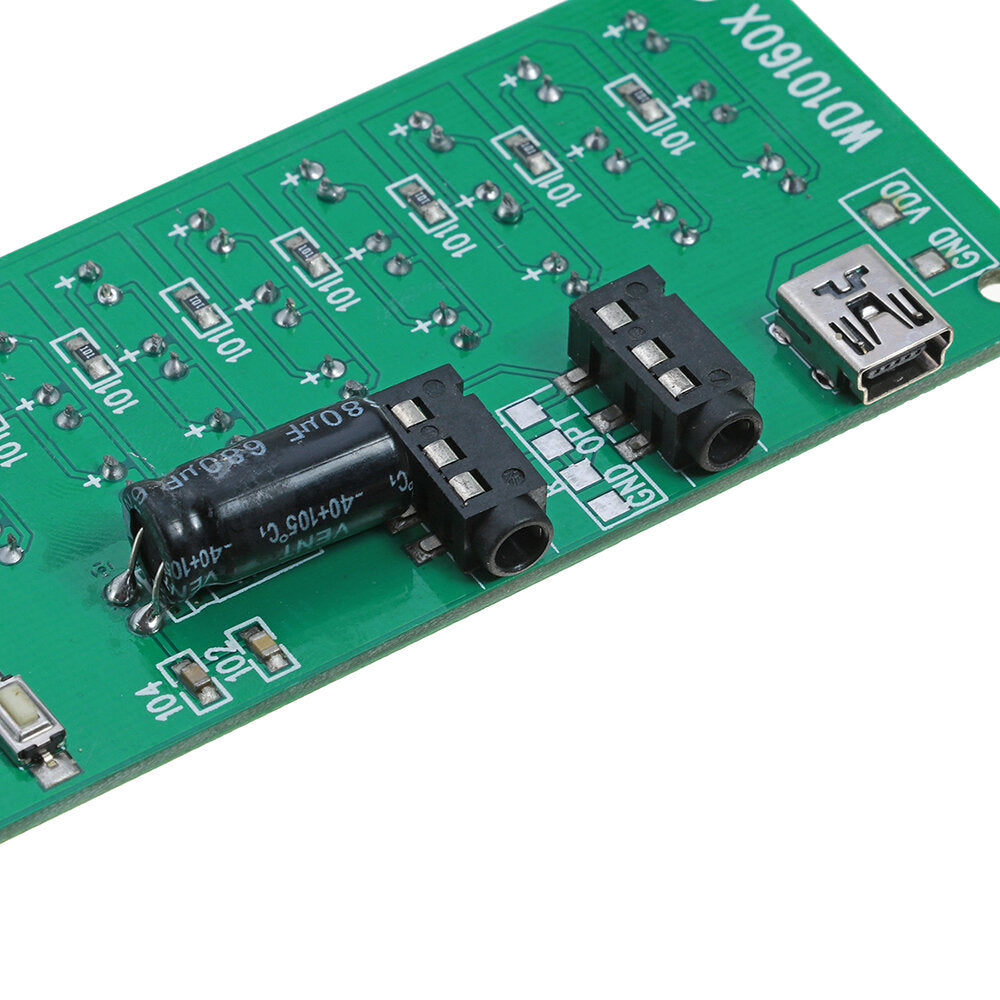 wdt10160 led-licht. eenrijige ademhalingsmuziekspectrumset