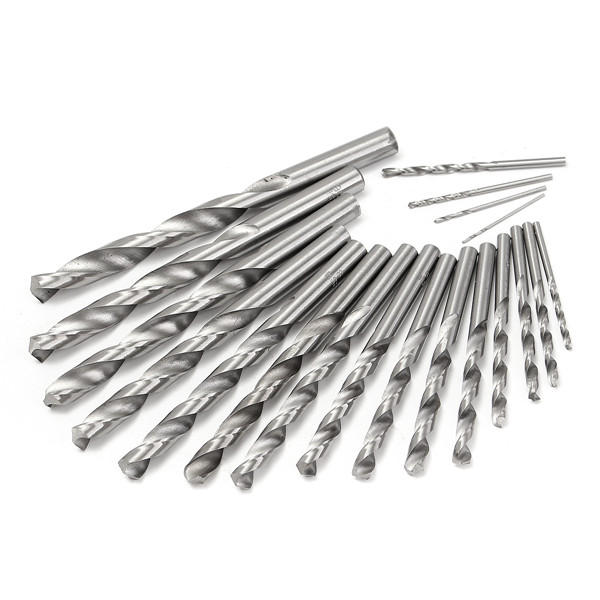 19-delige hss-spiraalboorset van 1.5 mm tot 10 mm