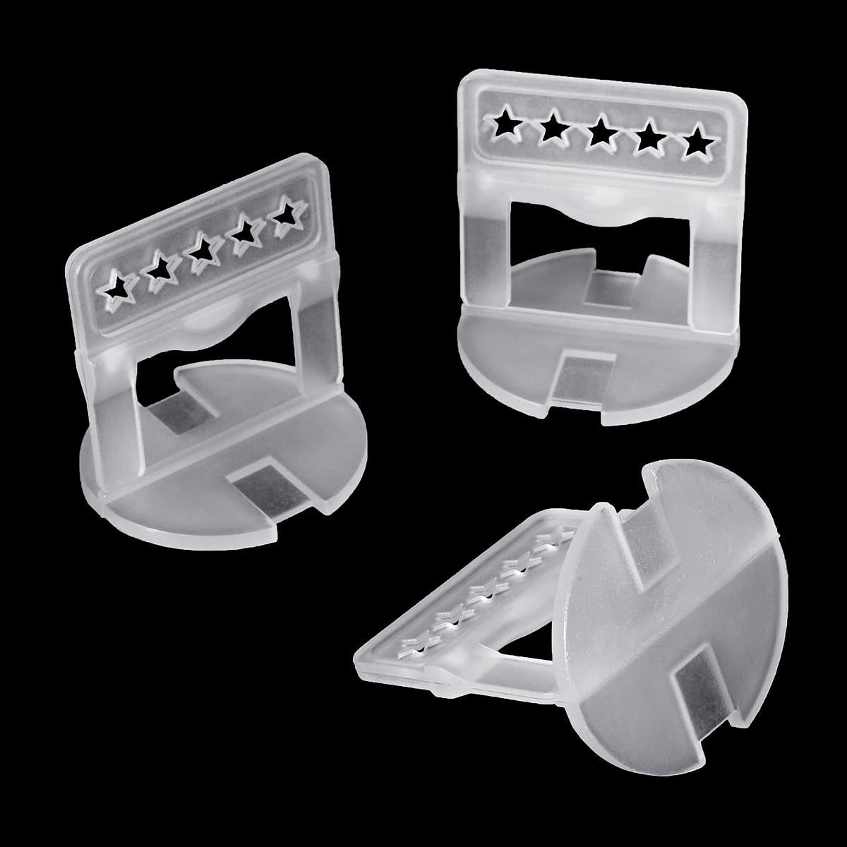 100 stuks 1.5mm tegel leveling systeem plastic spacers tegelgereedschap vloer clips