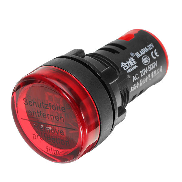 ad16-22v 22 mm digitale ac-voltmeter ac 50-500v spanningsmeter gauge digitale display-indicator