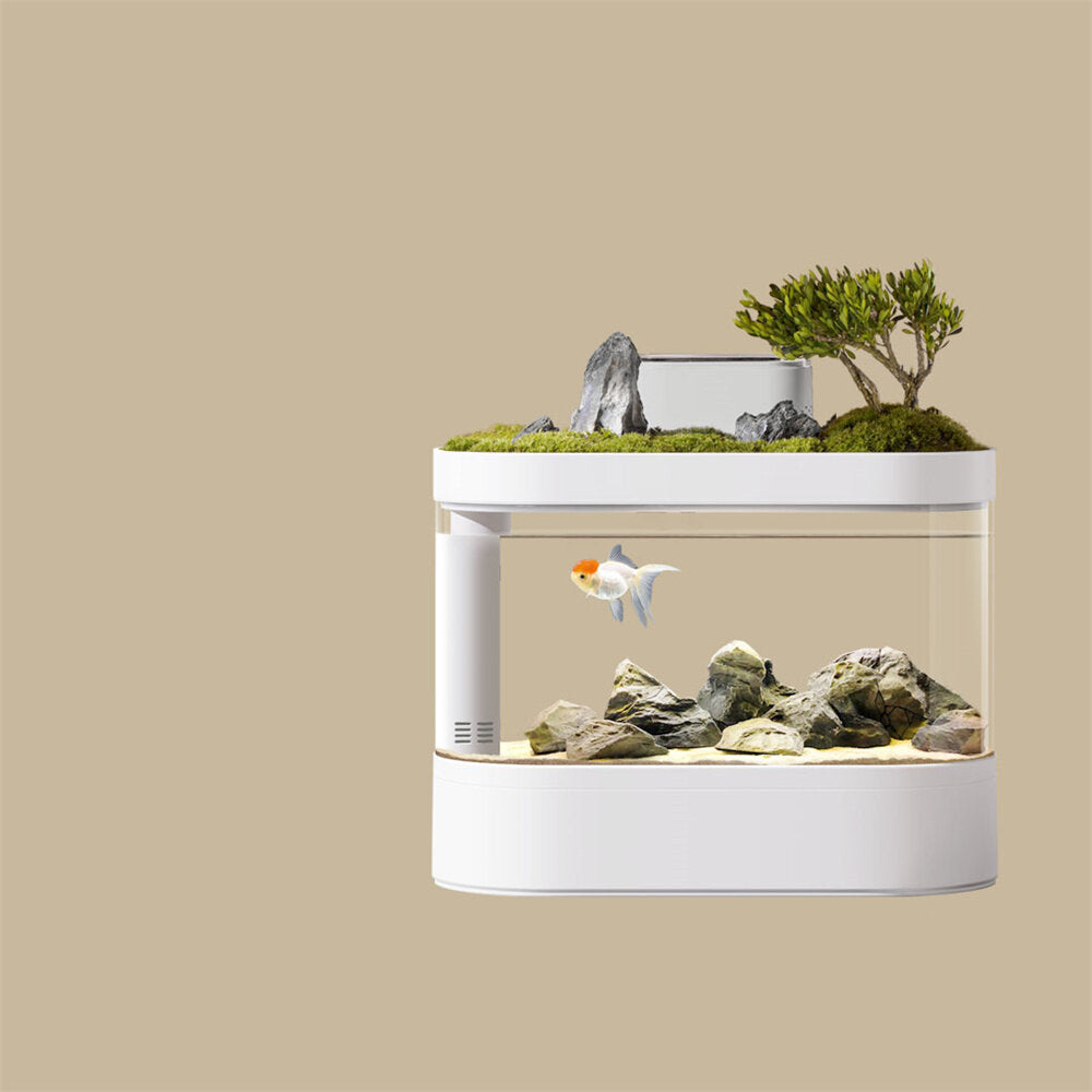 beschrijvende geometrie desgeo 10l vis c500 aquariumtank smart feeder timing werken met wifi mijia app-bediening automatisch van xiaomi youpin traploze waterpomp