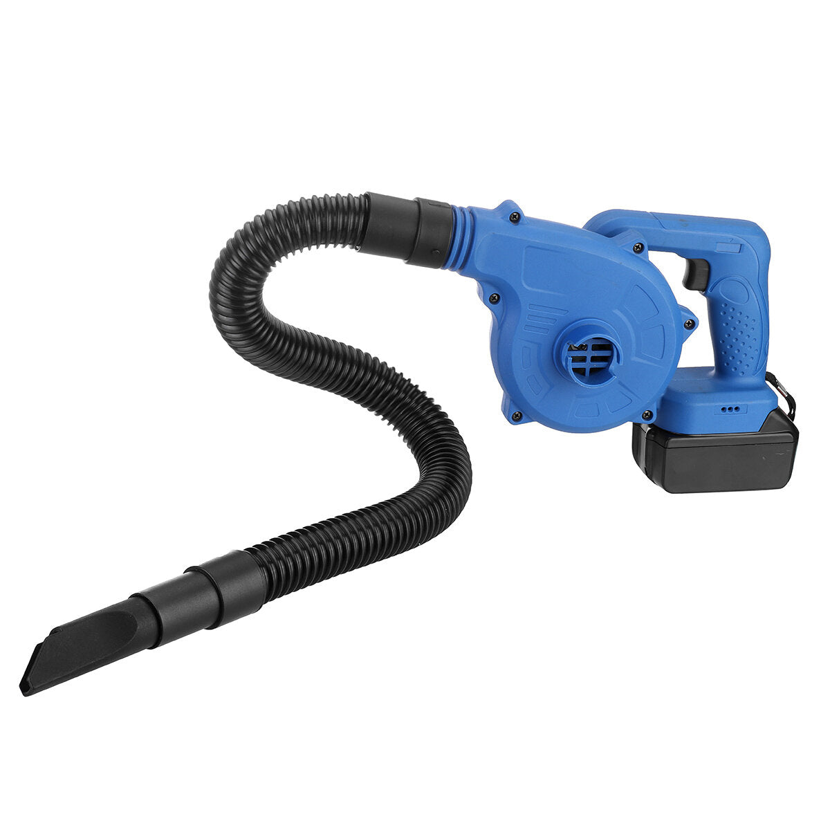2-in-1 elektrische luchtblazer kit cleaner draadloze ventilator stof blazen computer stofafscheider aangepast aan makiita batterij