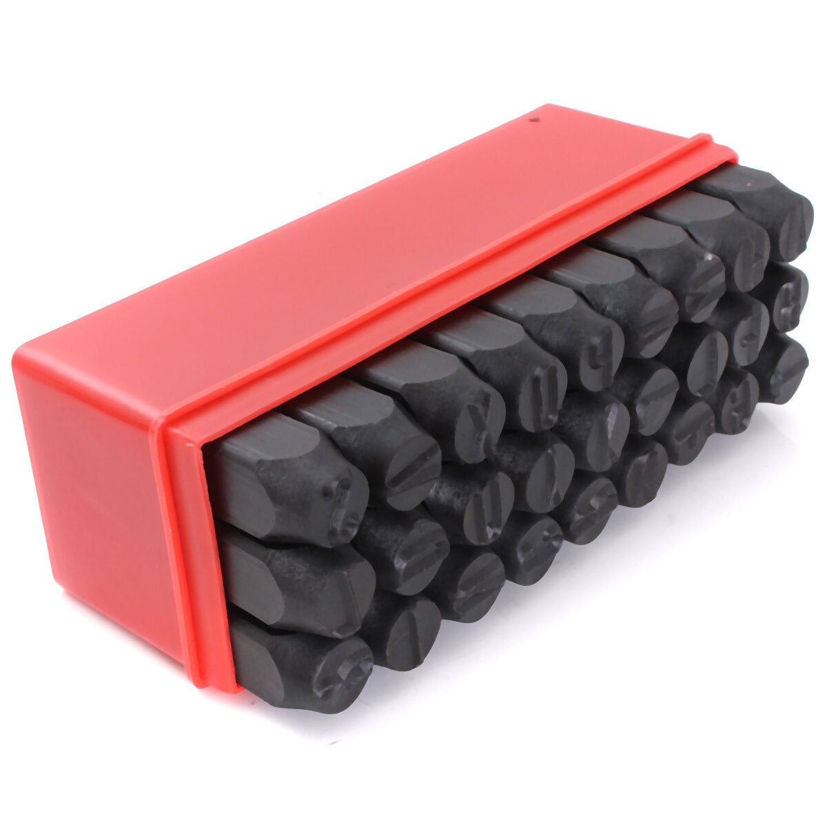 27 stuks postzegels letters set punch steel metal die tool case craft