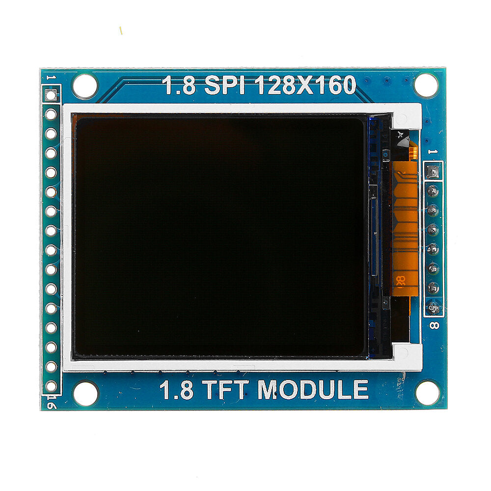 1.8 inch 128x160 ili9163/st7735 tft lcd module with pcb baseboard spi serial port