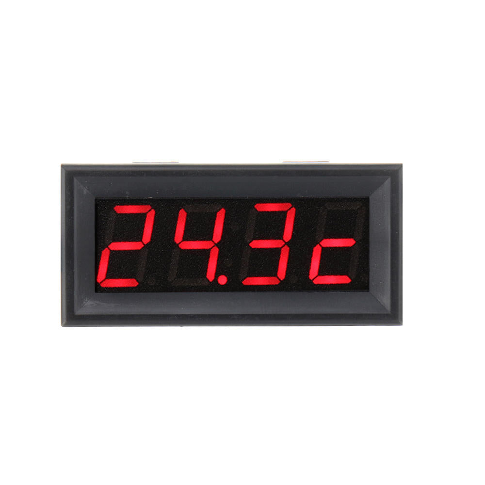0.56 inch 200v 3-in-1 tijd + temperatuur + voltage display met ntc dc7-30v voltmeter zwart horloge klok digitale tube