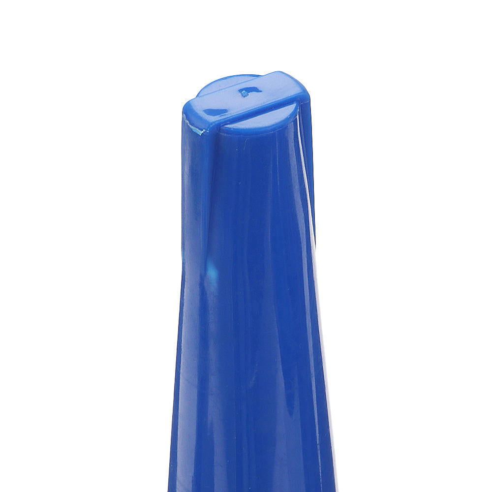4 stuks lijm nozzle tip platte kop met schort voor pneumatisch lijm soft glas lijm pistool