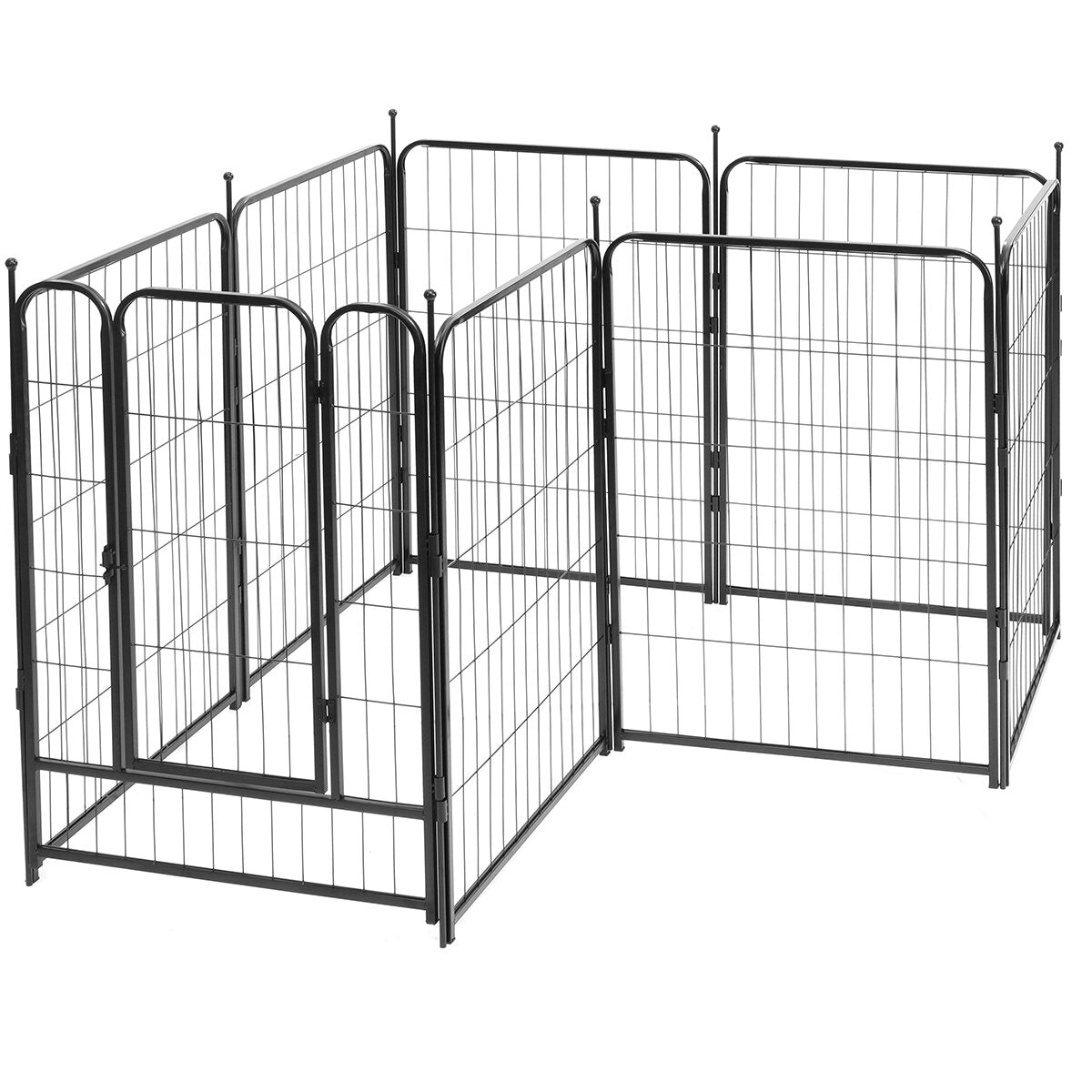 8 panel hondenbox heavy duty metalen puppy pen hek behuizing 68x100cm
