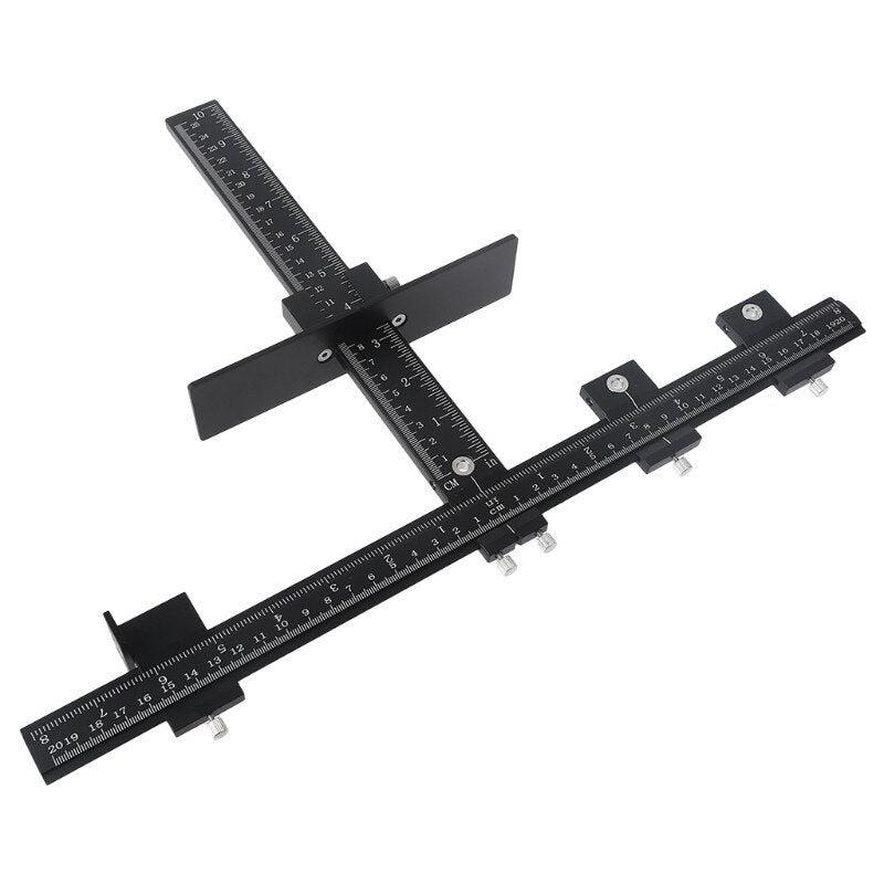 aluminium verstelbare punch locator kast hardware houtbewerking boorsjabloon boor gids voor het installeren van handvat op deur lade