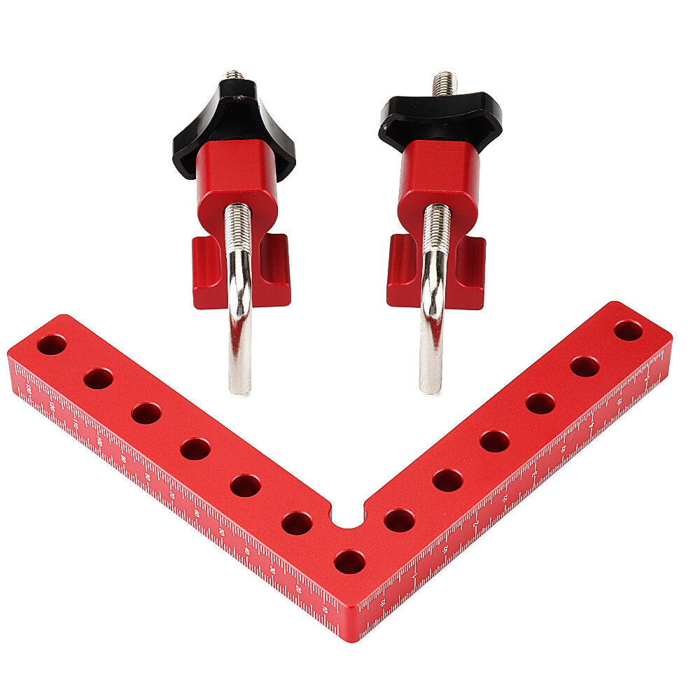 houtbewerking precisieklemmen vierkant l-vormig extra armatuur splicing board positioneringspaneel vaste clip timmerman vierkante liniaal houtbewerkingsgereedschap