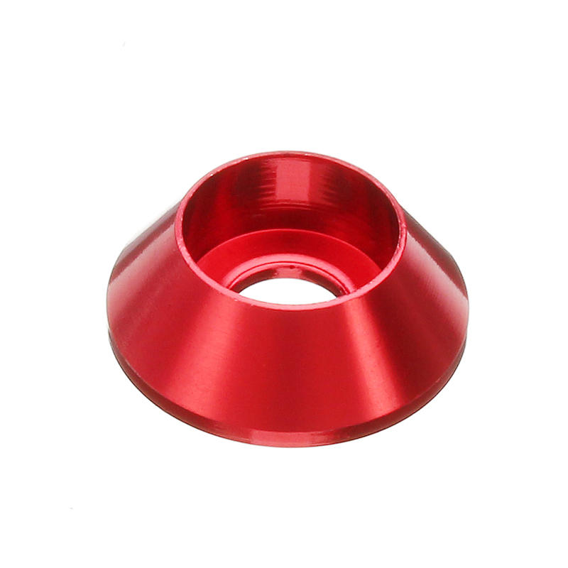m2.5an1 10 stuks m2.5-kop zeskantschroefringpakkingmoeren aluminium multicolor