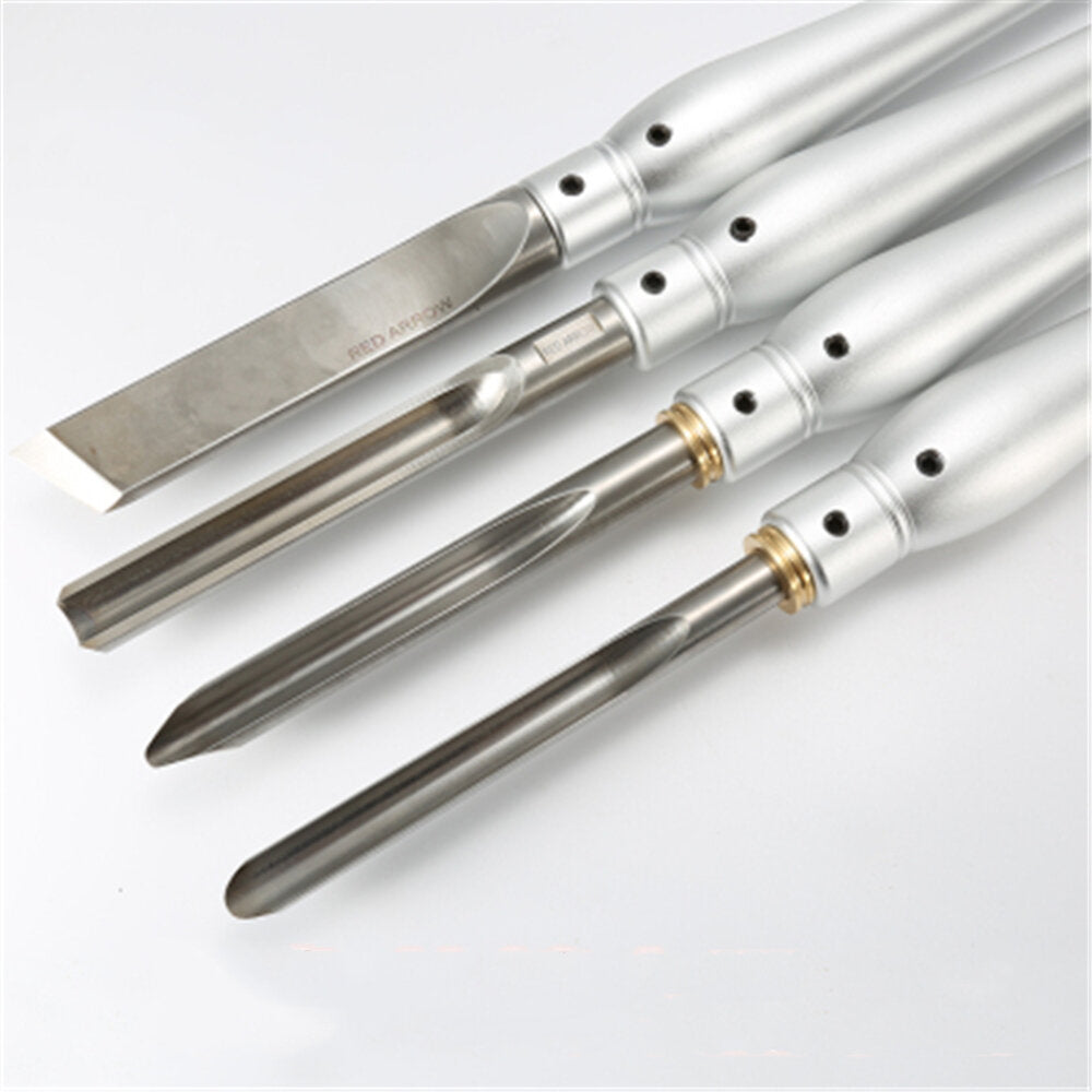 red arrow high speed steel draaibank beitel hout draaigereedschap blad / handvat / reduceerhuls