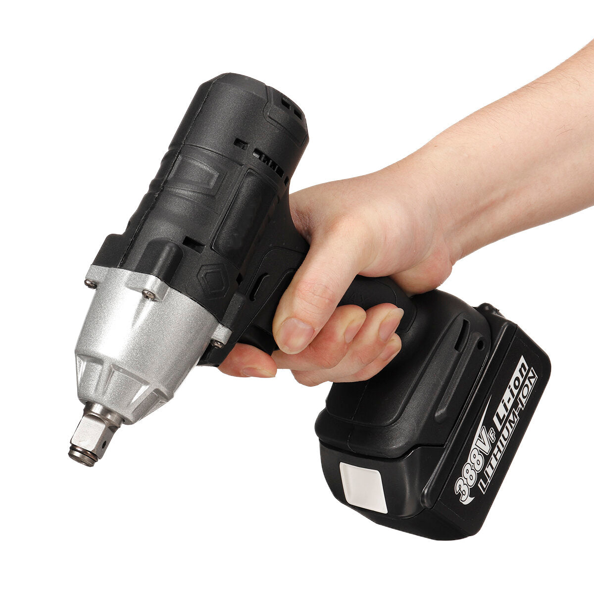 588n.m 1/2 inch led draadloze elektrische slagmoersleutel drivers tool w/geen/1/2 batterij ook voor makita 18v batterij