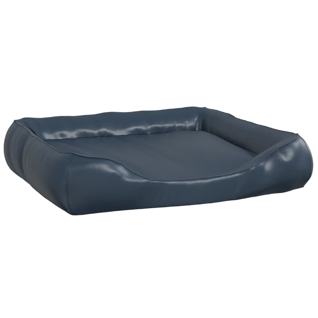 hondenmand 80x68x23 cm kunstleer donkerblauw