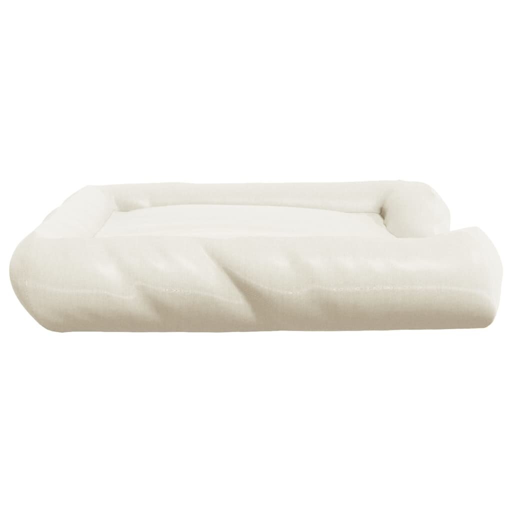 hondenmand met kussens 135x110x23 cm oxford stof beige
