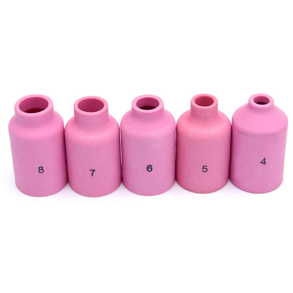 46 stuks tig lastoorts gas lens kit wp-17 wp-18 wp-26 wl20 lanthaan tungsten
