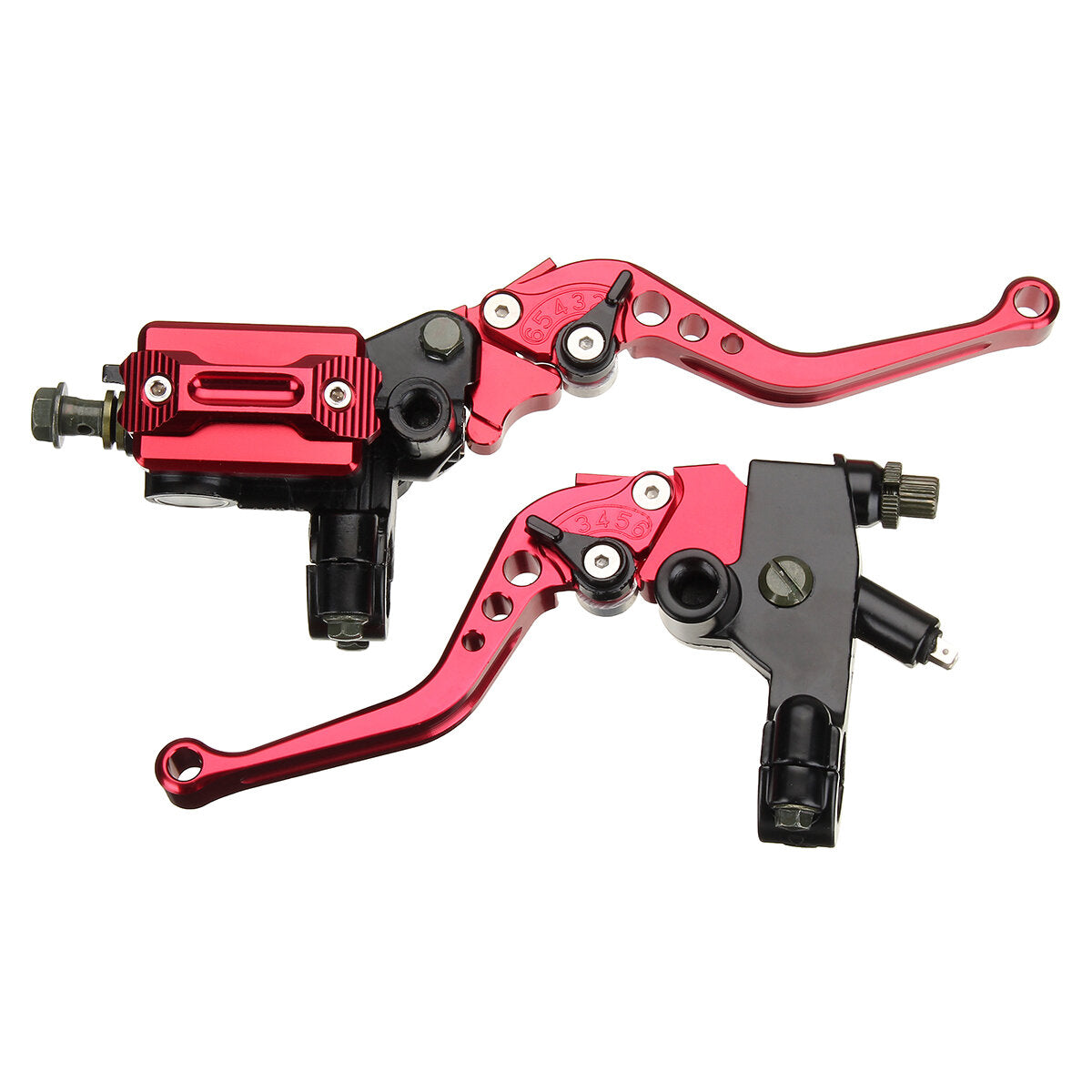 7 / 8inch cnc universele motorfiets rem koppeling hoofdcilinder lever set reservoir