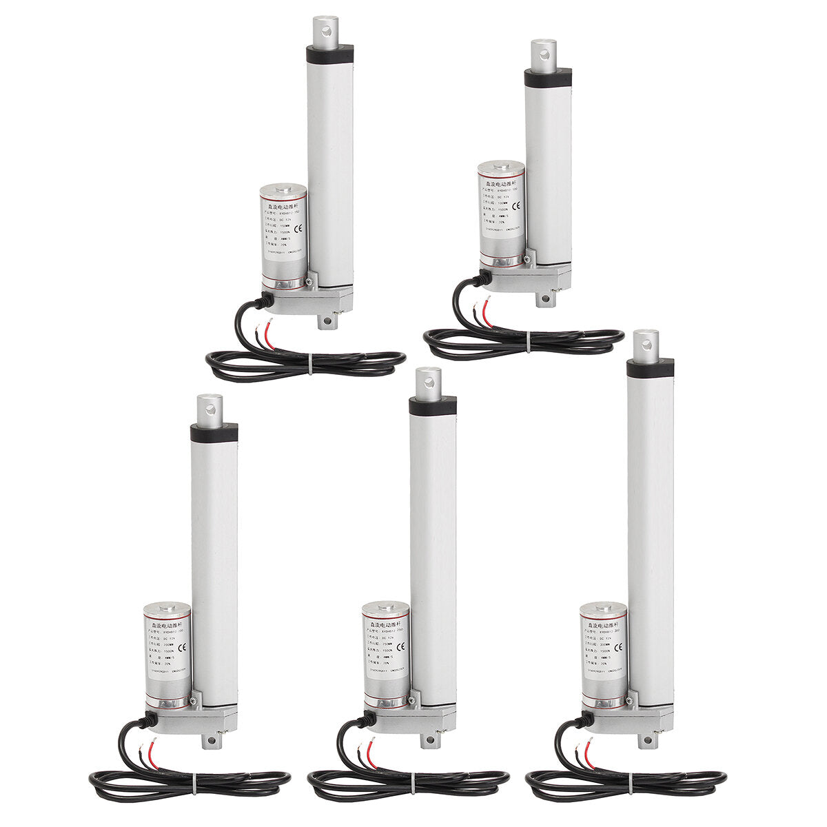 Elektrische lineaire aandrijving, 50 mm naaf, lineaire bewegingsaandrijving, 12 V DC, lineaire actuator voor kasten en raamopeners (slag 50 mm-30 mm/s-20 N Elektrische lineaire aandrijving, 50 mm naaf, lineaire bewegingsaandrijving, 12 V DC, lineaire actuator voor kasten en raamopeners (slag 50 mm-30 mm/s-20 N