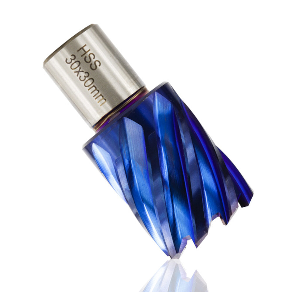 12-42mm snijdiameter hss gatopener kernboor weldon shank nano blauw gecoate ringvormige snijder holle boor metaalboor