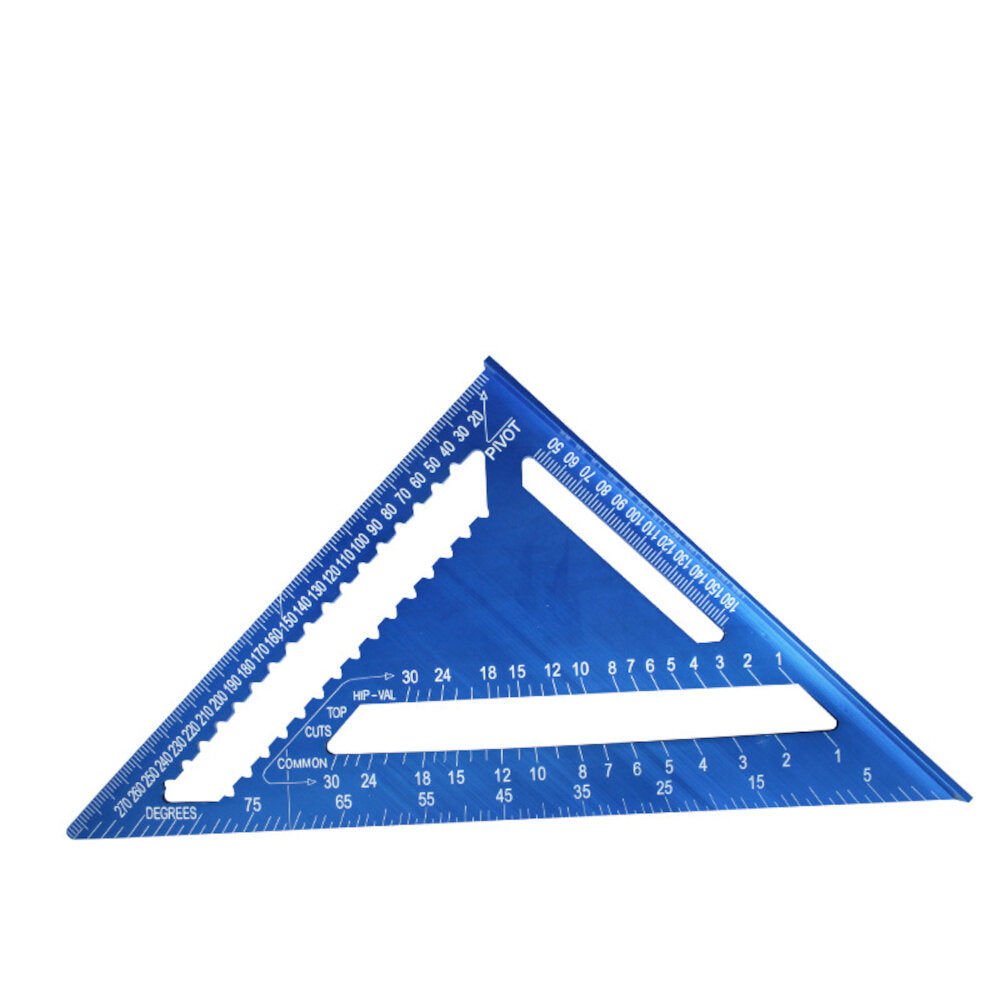 Rechte hoek liniaal roestvrij staal framing L vorm vierkante liniaal 90 graden verdikte kruk liniaal voor timmerman, ingenieur, dakbedekking, ambachtslieden wit (300* 150* 2