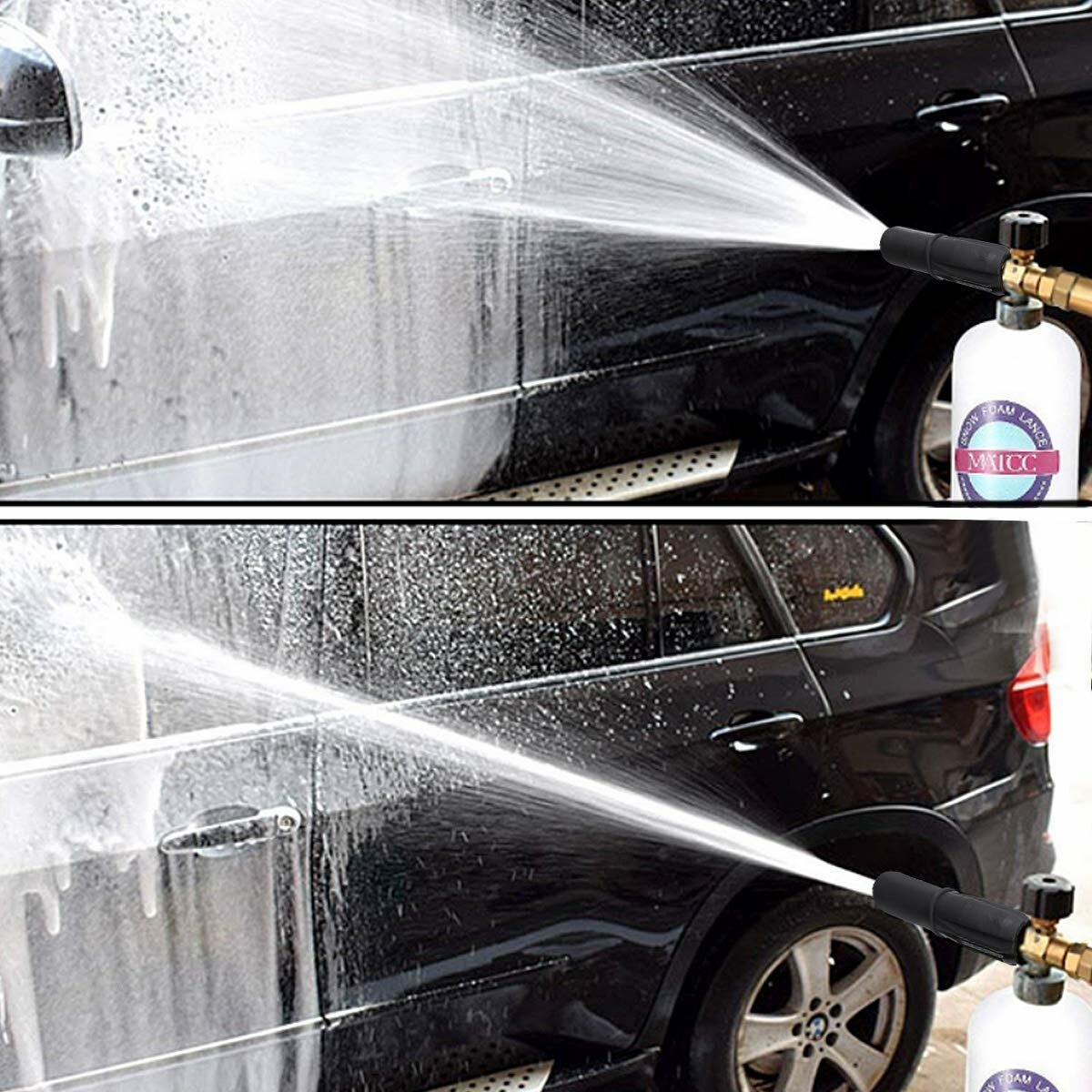 matcc verbeterde foam nozzle hogedrukreiniger jet wash sneeuw foam lance met 1/4 inch quick connector foam 5 hogedrukreiniger nozzle
