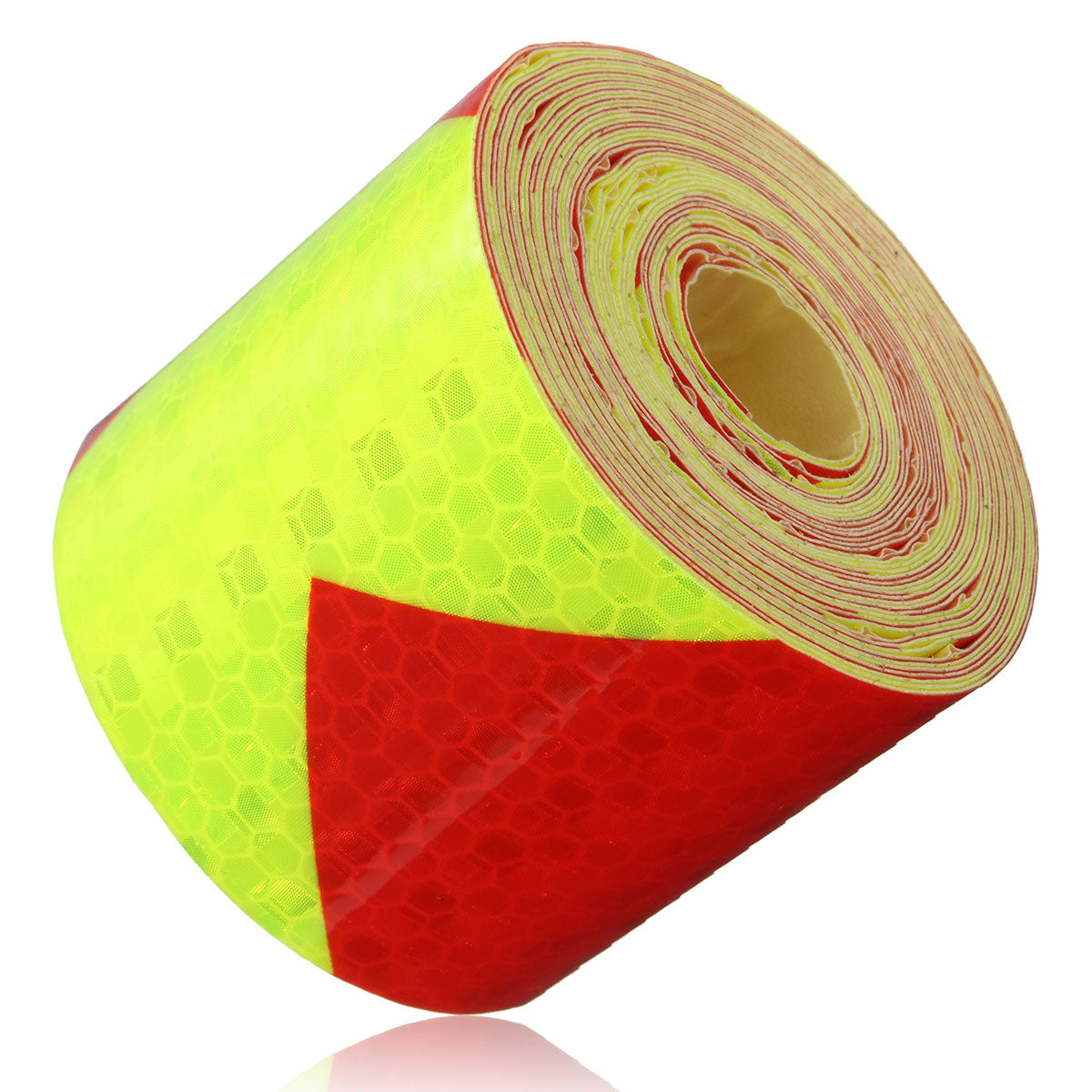 5m x 50mm stripe veiligheid reflectieve zelfklevende waarschuwing tape sticker