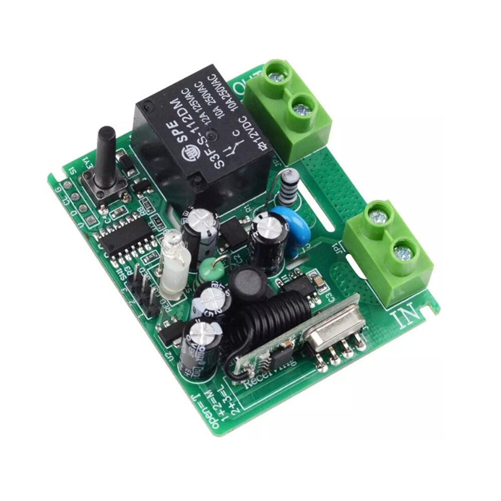 smart home ac110v 220v single1 channel afstandsbediening ontvanger draadloze rf radiofrequentie hal slaapkamer lichtschakelaar 433mhz
