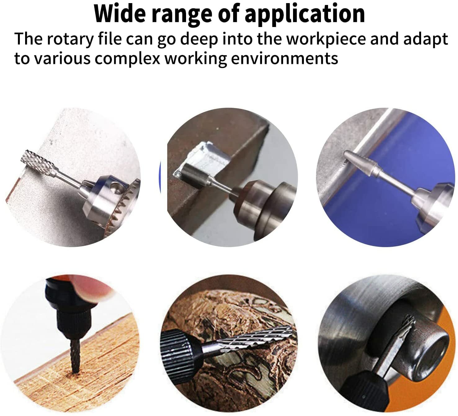 hardmetalen freesset compatibel met dremel 1/8 schacht 20 stuks stiftslijper rotary tool rasp houtsnijwerk bits accessoires