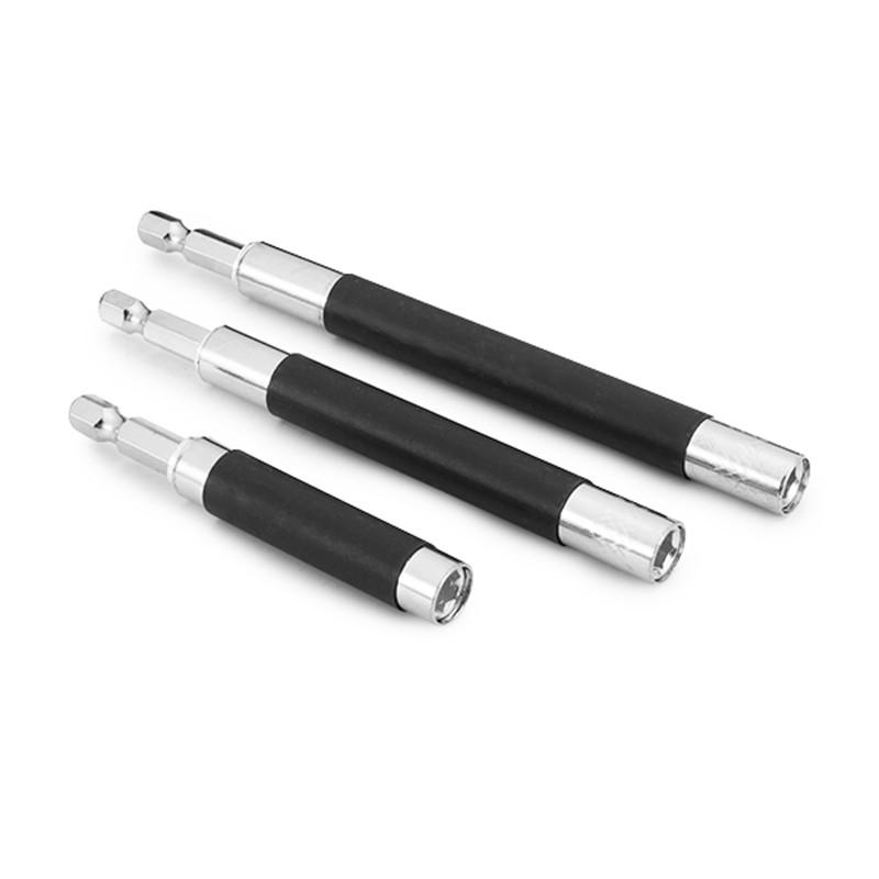 3 stuks 1/4 inch hex magnetische 80/120/140mm schroevendraaier bit houder socket extension bar