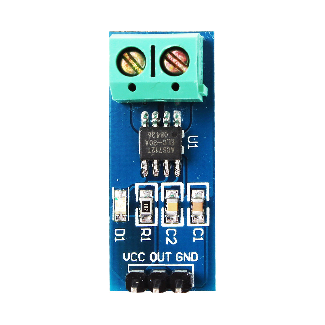 10 stuks 5v 30a acs712 variërend ampere sensor module board