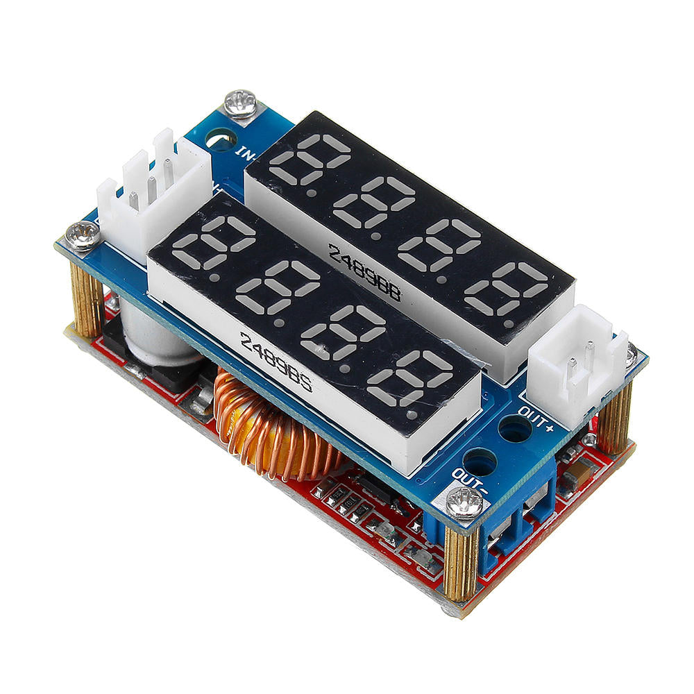 5a cc cv step down digitale instelbare ontvanger charge module met led-display blauw / rood