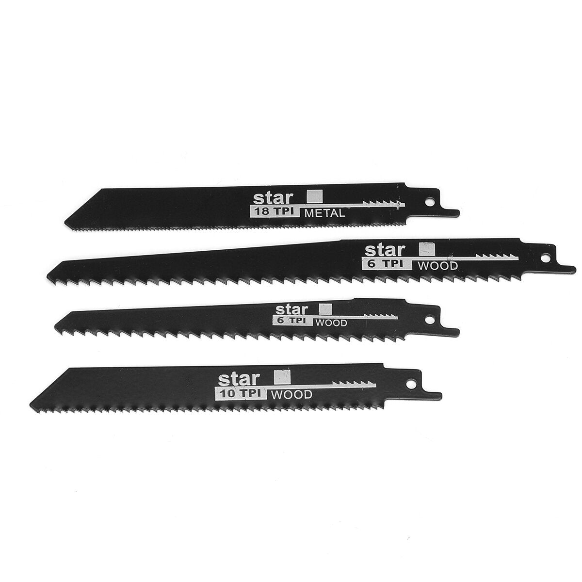 21v elektrische reciprozaag hout metaal plastic zaaggereedschap w / 1pc batterij & 4 stuks vergeldend mes