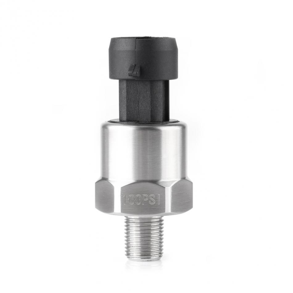 dc 5v 1 / 8npt draaddruksensor zender transducer zender sensor voor diesel diesel lucht water roestvrij staal