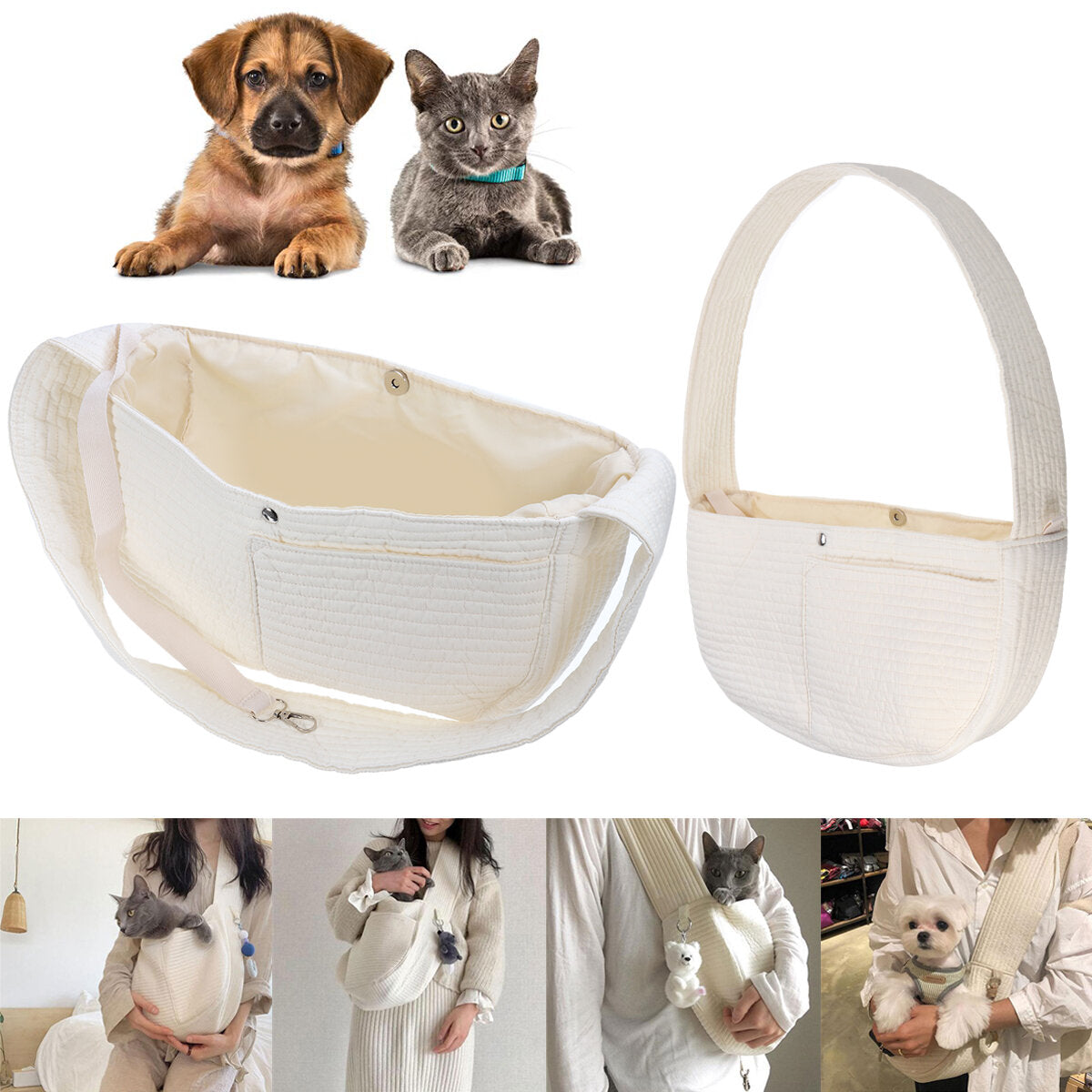 reizen pet puppy dog carrier rugzak tote schoudertas sling carry pack puppy huisdieren benodigdheden