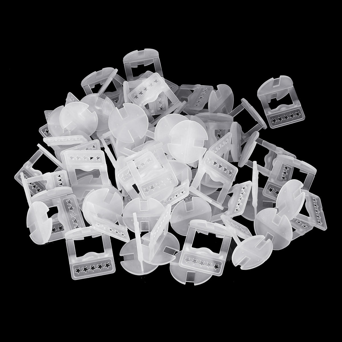 100 stuks 1.5mm tegel leveling systeem plastic spacers tegelgereedschap vloer clips