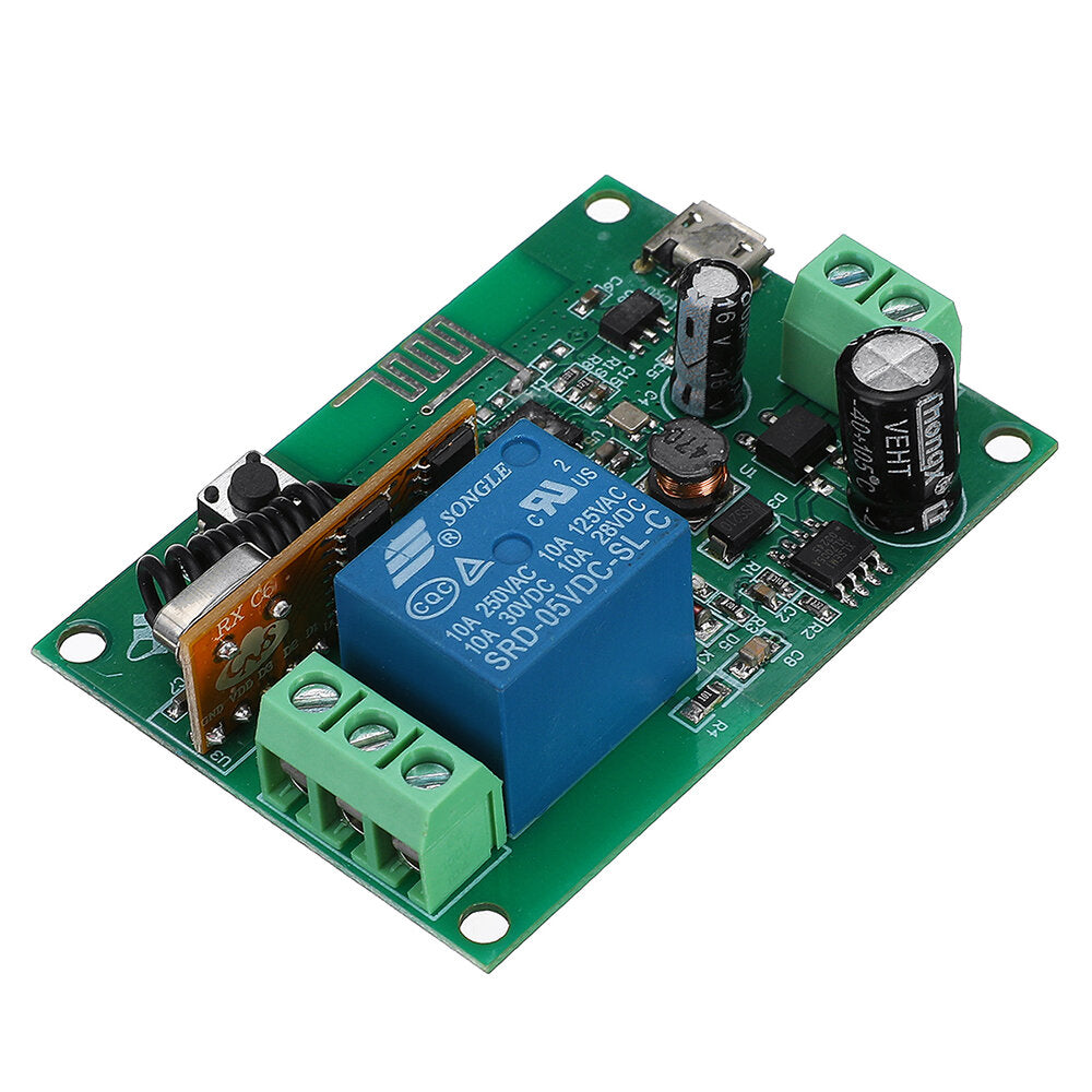 433mhz lc-ewl-1r-d80rf wifi remote relay module mobiele app afstandsbediening