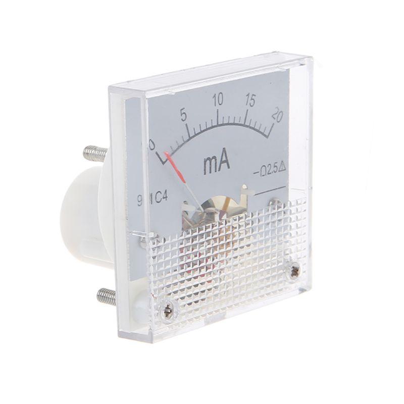 91c4 klasse 2.5 nauwkeurigheid dc 50ma 100ma 500ma 0-5a 10a ampère analoge paneelmeter ampèremeter