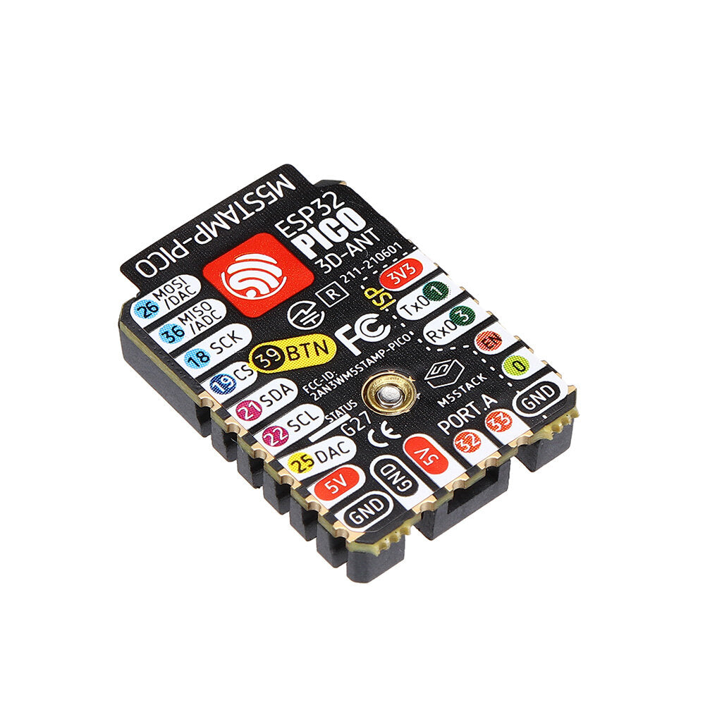 m5stack stamp pico esp32-pico-d4 esp32 plug-and-play embedded wifi en bluetooth dual-mode iot development board multi-io pinout