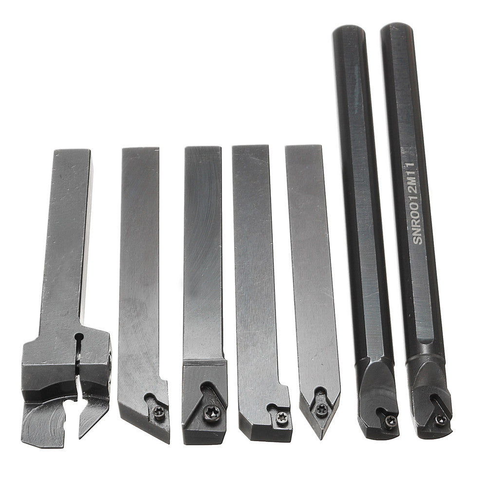 EsportsMJJ 7 stks 12 mm schacht CNC draaibank gereedschap houder set