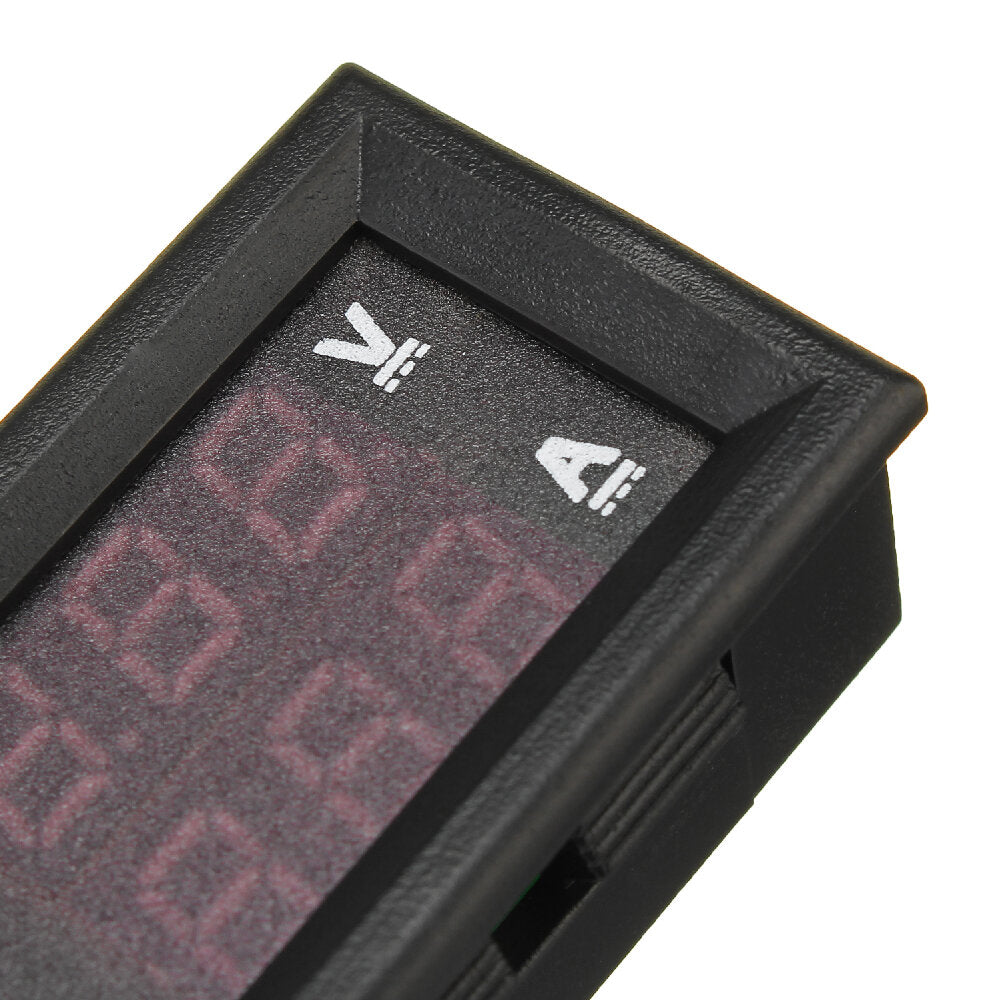 geekcreit mini digitale voltmeter amperemeter dc 100v 10a voltmeter stroommeter tester blauw + rood dual led display