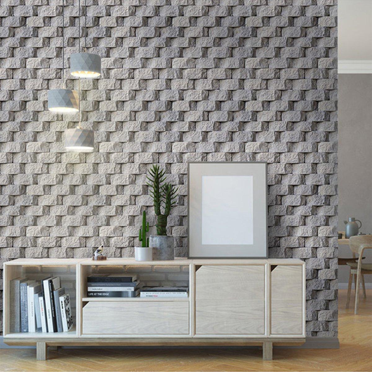 bakstenen sticker zelfklevend behang slaapkamer woonkamer sticker decoratie