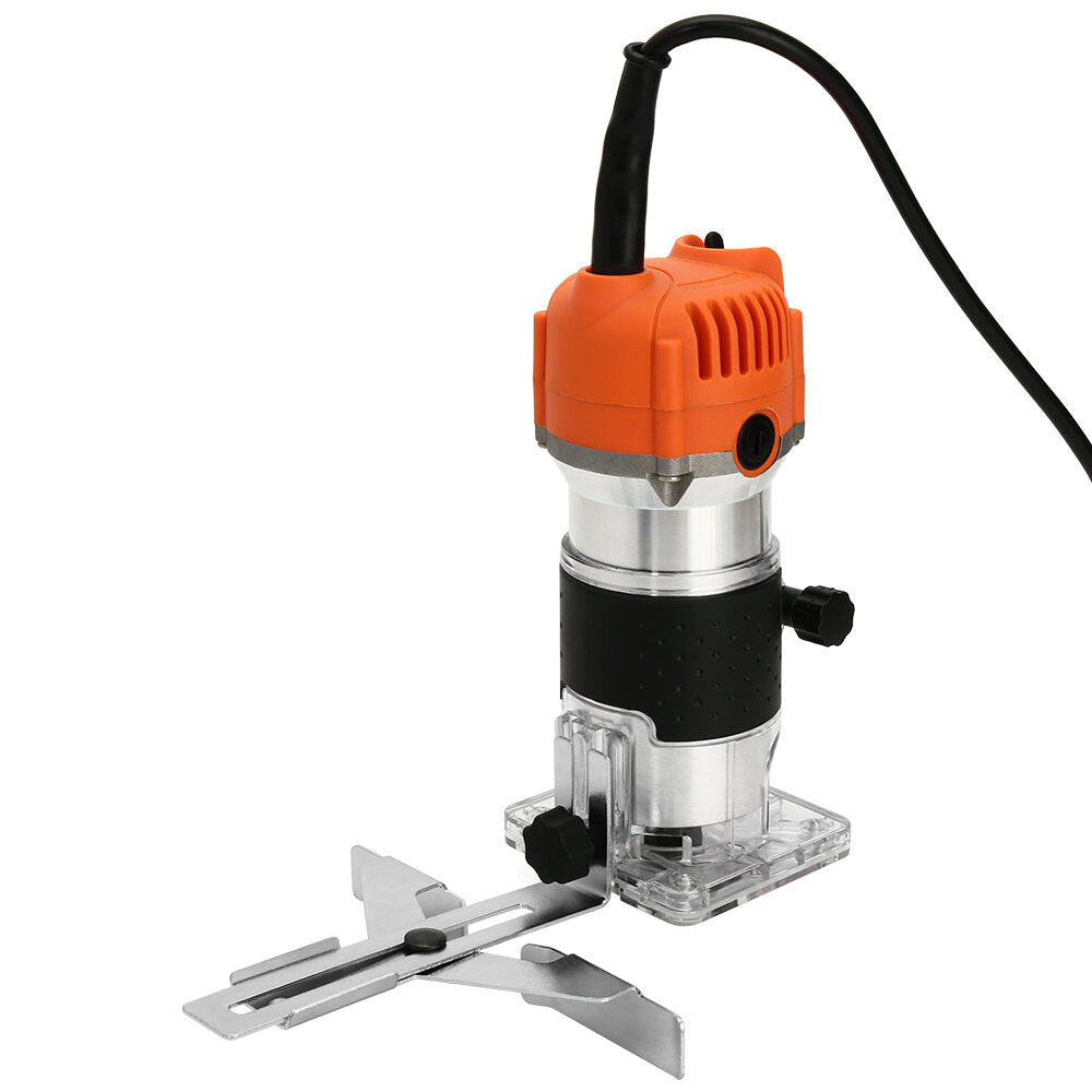 ts-et1 800w 110v/220v elektrische houttrimmer 6.35mm stalen chuck voor hout router afkanten groeven curve snijden houtbewerking schaven