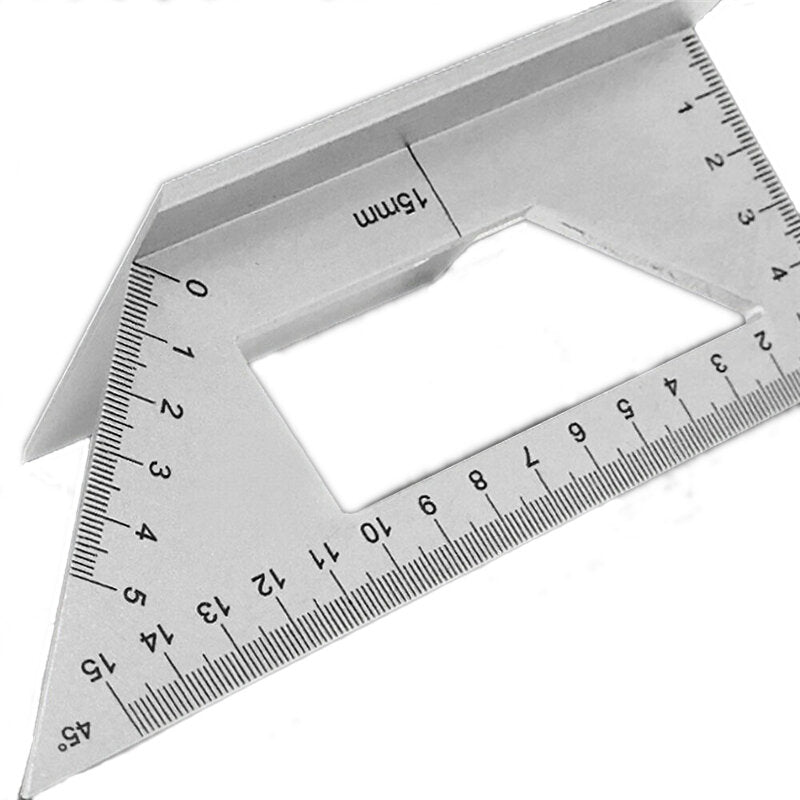 multifunctionele 45/90 graden vierkante hoekliniaalmeter voor het meten van houtbewerkingsgereedschap