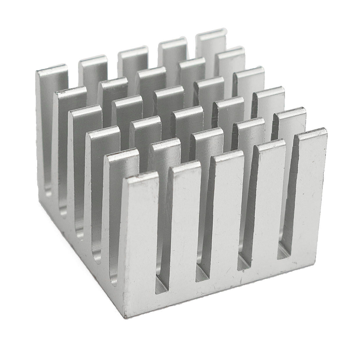 10 stuks 20x20x15mm dhz cpu ic chip koellichaam geëxtrudeerde koeler aluminium koellichaam