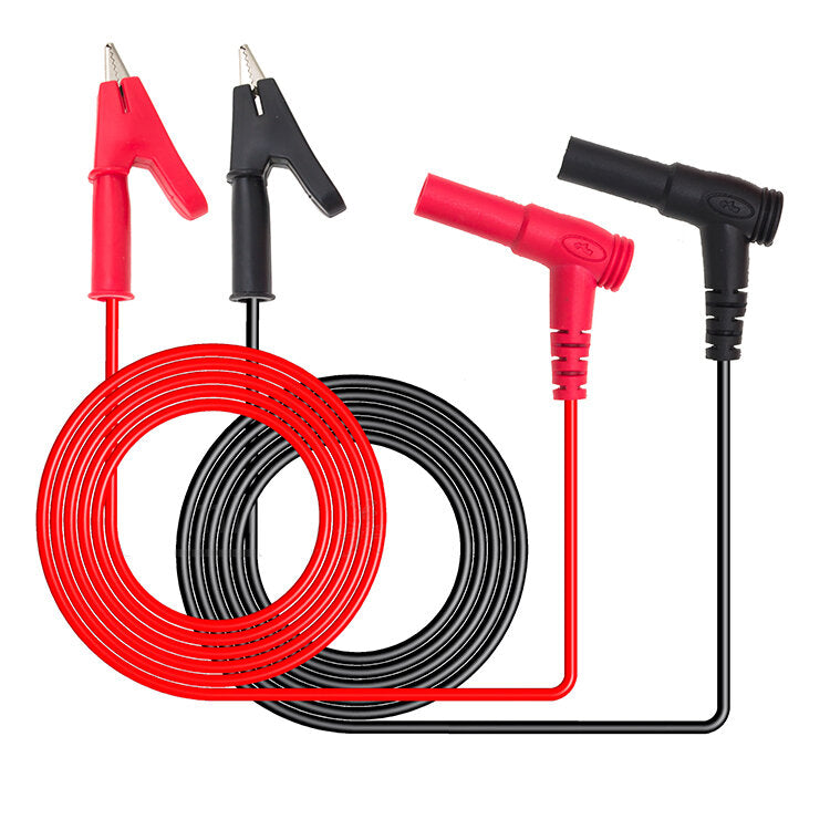 y208 2 stuks 1m 15a banana plug naar crocodile klem vervangbare multimeter sonde