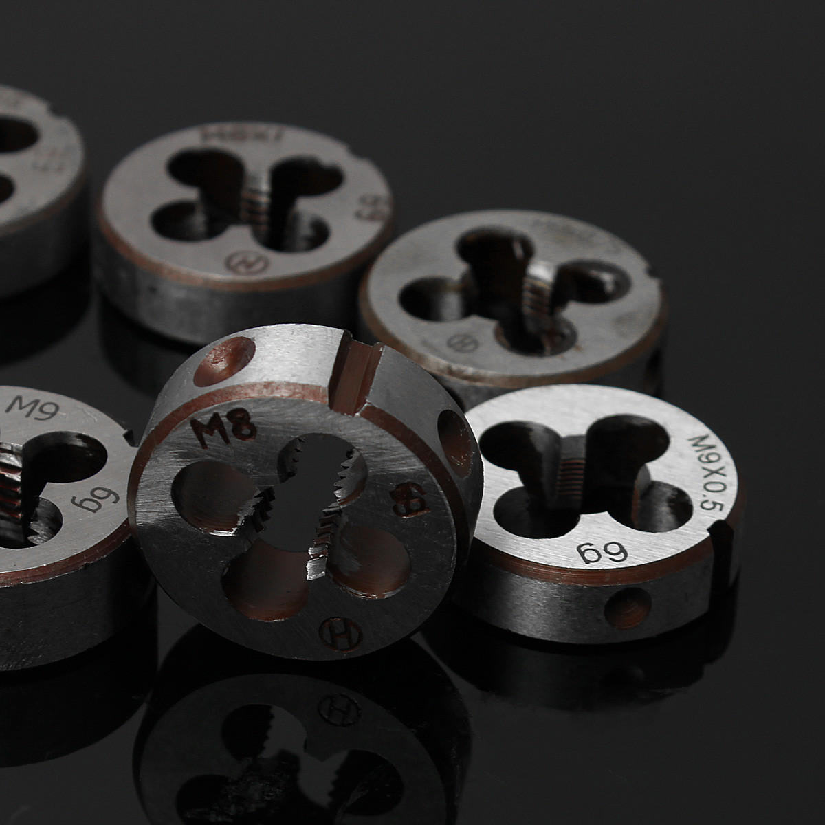m10 m11 metrische rechtse draad gelegeerd staal matrijssleutel 0.5-1.5 mm