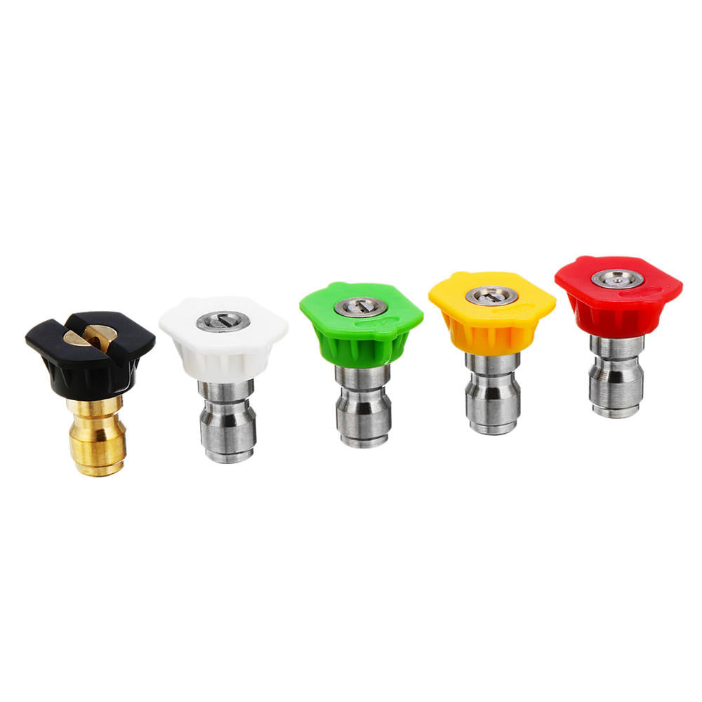 0 15 25 40 graden zeep quick release connect jet power spray wash nozzle tip set